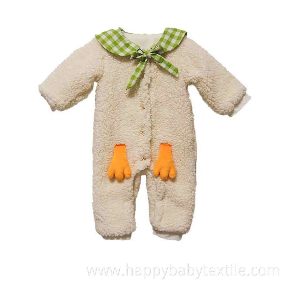  baby Berber fleece romper